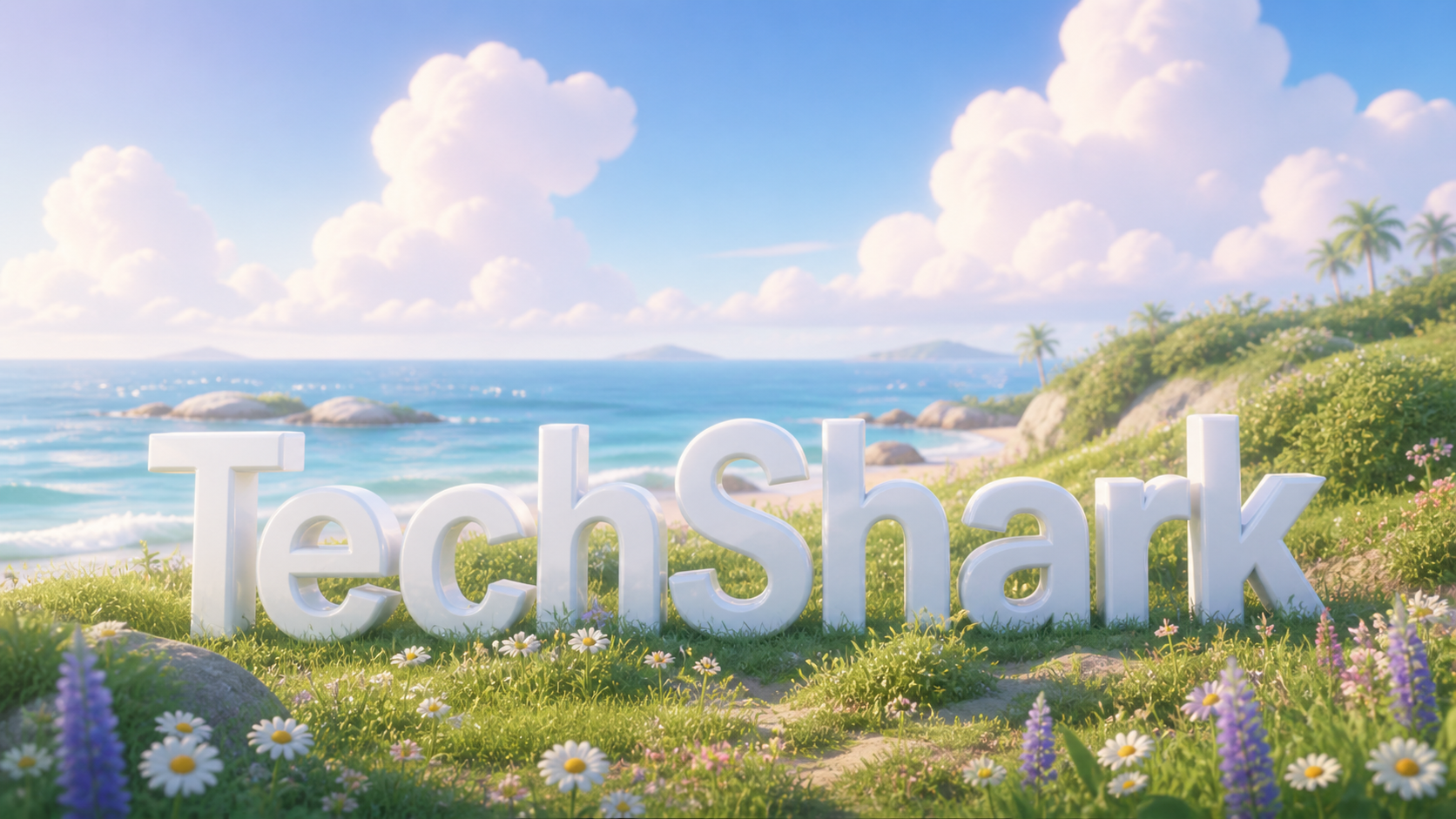 Dreamy landscape background